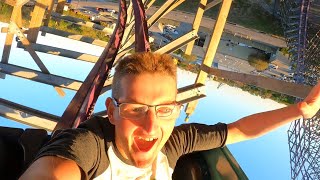 Riding Iron Gwazi At Busch Gardens Tampa Bay - Rider Cam POV