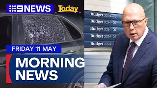 Man shot in violent robbery; Dutton vows to cut migration if elected | 9 News Australia
