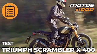 TEST Triumph Scrambler 400 X | Motosx1000