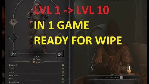 FASTEST WAY TO GAIN XP DARK AND DARKER (  FROM LEVEL 1 TO 10 ) IN 1 GAME - READY FOR NEXT WIPE ROGUE