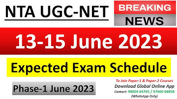 Subject-Wise Exam Schedule for June 2023 | NTA UGC NET Exam Official Update | UGC NET Public Notice