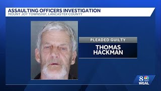 DA: Lancaster County man pleads guilty to threatening, assaulting police officers