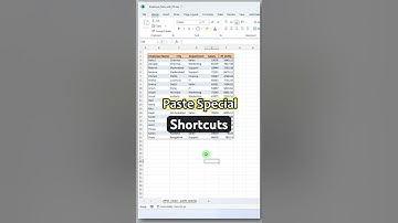 Paste Special Shortcuts in Excel 🔥 | Boost Your Productivity