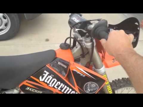 Dirt bike bogging issues