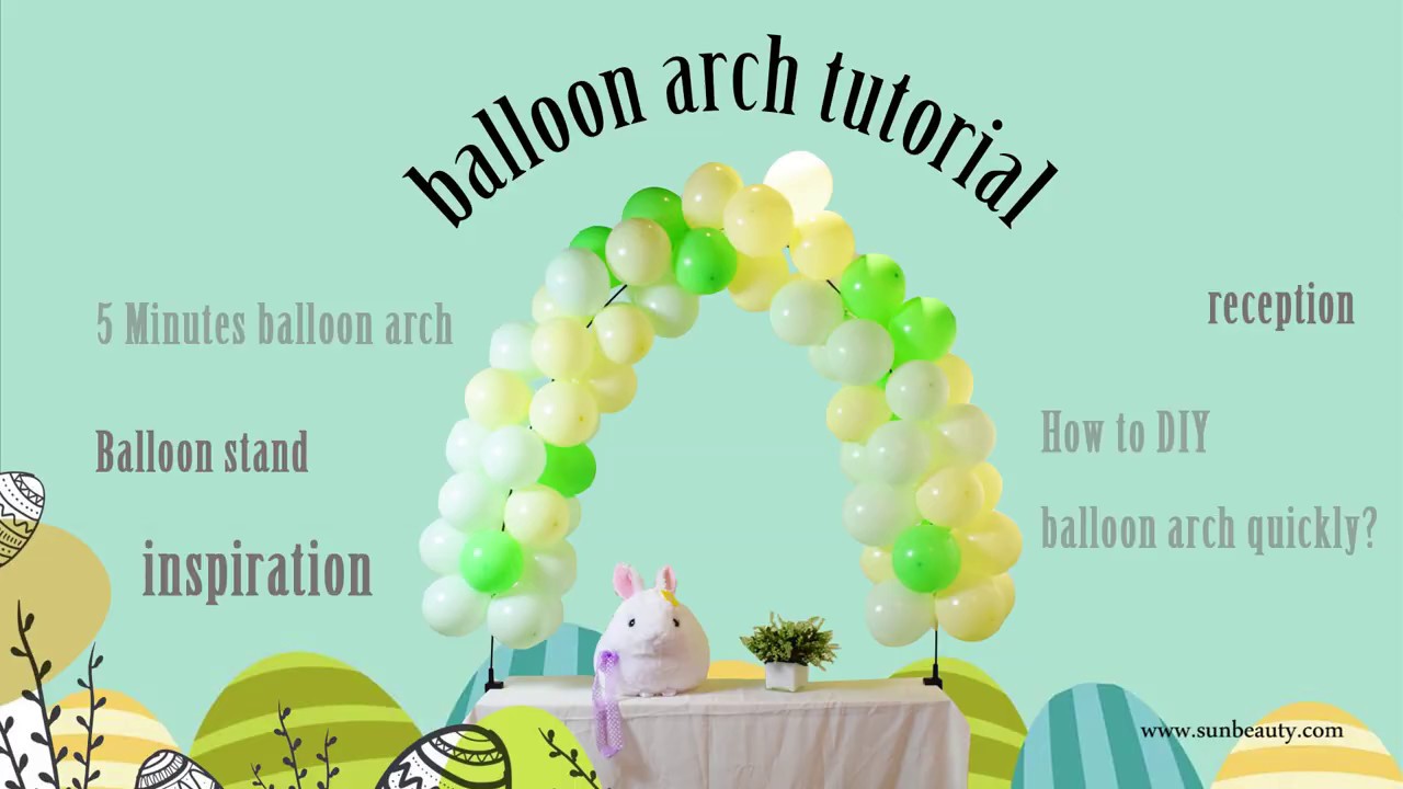 How To DIY Balloon Arch Kit Frame Tutorial YouTube