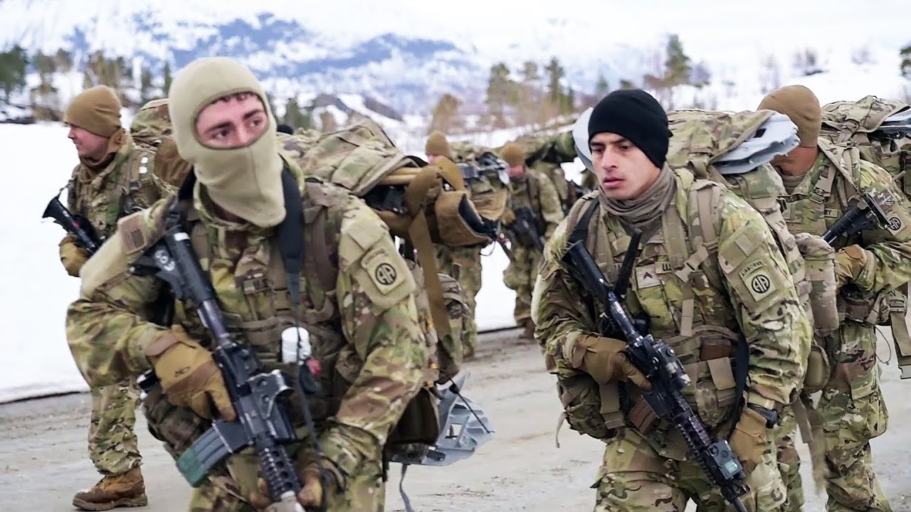 82-я воздушно-десантная дивизия проводит учения по боевым действиям в Норвегии (май 2025 г.)