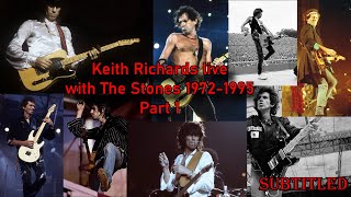 Кит Ричардс вживую со Stones 1972 - 1995. Часть 1