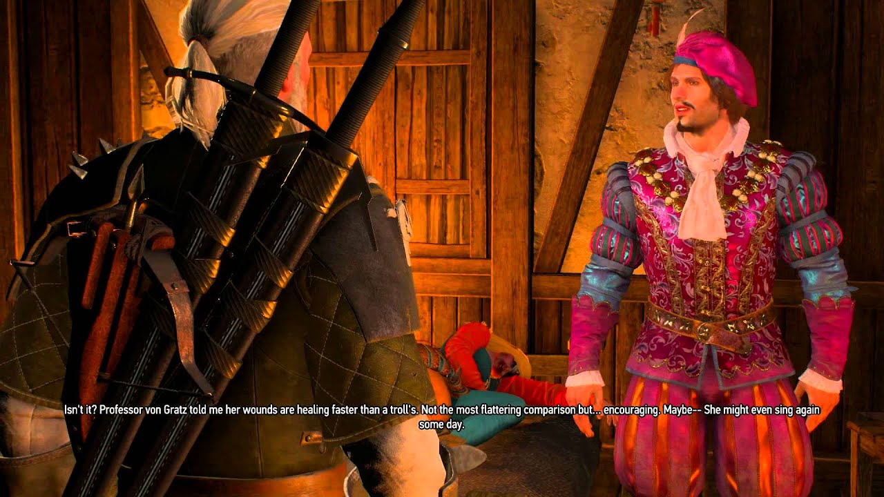 The Witcher 3 Carnel Sins Vilmerius Hospital Priscilla Talks "Take