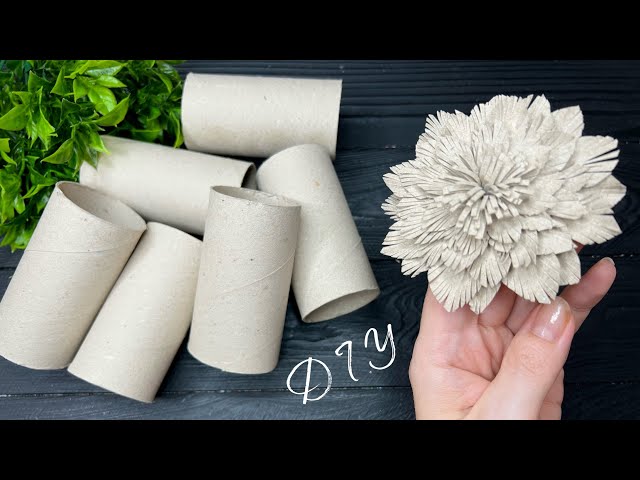 Easy Recycling Craft Idea Paper Decoration DIY Paper Rolls class=