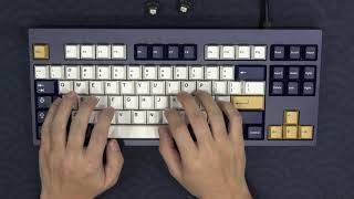 Mode 80 Typing Test with Creampaca Switches