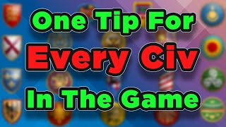 One Tip For Every Civilization In Age Of Empires 2