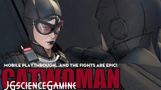 Batman: The Telltale Series mobile play through with EPIC fights #batman #catwoman