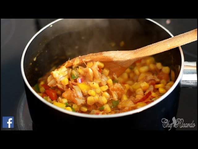 The World Best Fry Up Salt Fish (Jamaican Chef) Vegetable Fry Up Salt Fish | Recipes By Chef Ricardo | Chef Ricardo Cooking