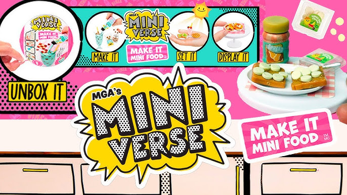 Miniverse Make It Mini Food Diner Series 1 Minis Unboxing Review