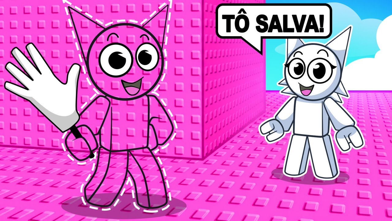 Usei CAMUFLAGEM para trollar MINHA AMIGA na Troll Tower do Roblox!