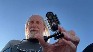 Trying i3 4K Thumb Action Camera Paddleboarding