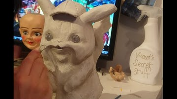 Detective Pikachu Sculpture Timelapse