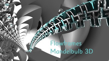 Flowframes test with a Mandelbulb 3d Animation