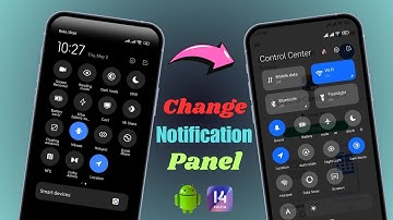 Change Notification Panel On Android | Notification Bar Change
