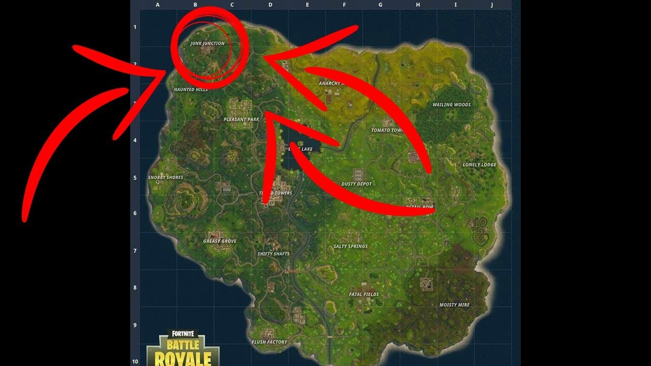 Junk Junction Glitch!!! New Fortnite Map Update Glitch ... - 1280 x 720 jpeg 105kB