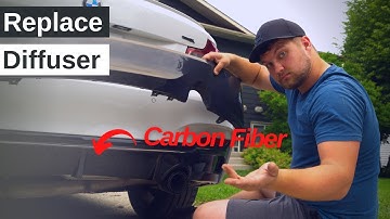 Properly changing your BMW 2 series diffuser...
