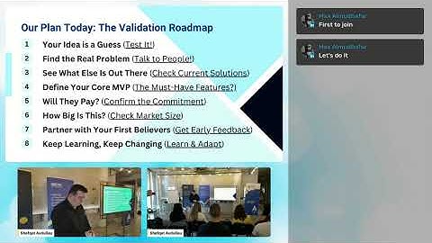 Masterclass: Startup Idea Validation Framework
