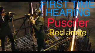 FIRST TIME HEARING PUSCIFER - BEDLAMITE LIVE | UK SONG WRITER KEV REACTS #GREATLOCATION #MJK #JOININ