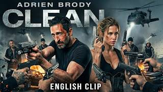 Cleaner Becomes a Killing Machine | Adrien Brody Best Action Scene | CLEAN | In English | Movie Clip