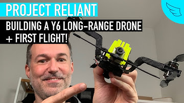 Project Reliant - Building a Y6 drone + maiden flight!