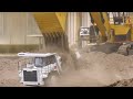 MEGA HUGE RC Excavator! Trucks! Dump Trucks!