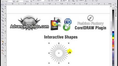 CorelDRAW Tutorial Interactive Shapes and Interactive Tools