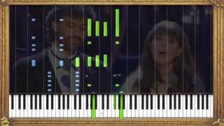 Andrea Bocelli "Time to say goodbye" Piano Tutorial (Synthesia)