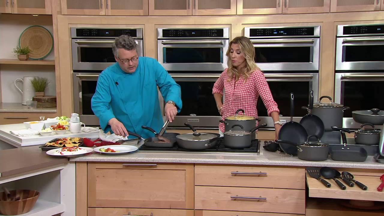 Circulon 13piece Hard Anodized Dishwasher Safe Cookware Set on QVC