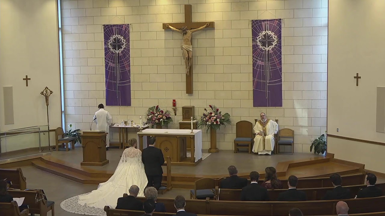 Wedding, Avery Hough & Collin Harlan, St. Vincent de Paul Church. Houston, TX 3:00pm Mass. 2/28/26.