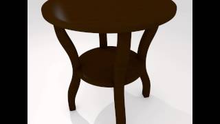 Small Cafe Table model 3D model from CGTrader.com