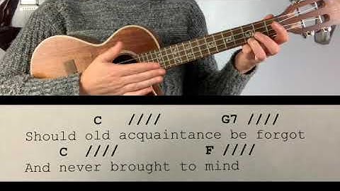 Auld Lang Syne Ukulele Play-Along