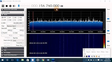 How to set the Squelch settings in SDR Sharp  when listening to VHF and UHF signals