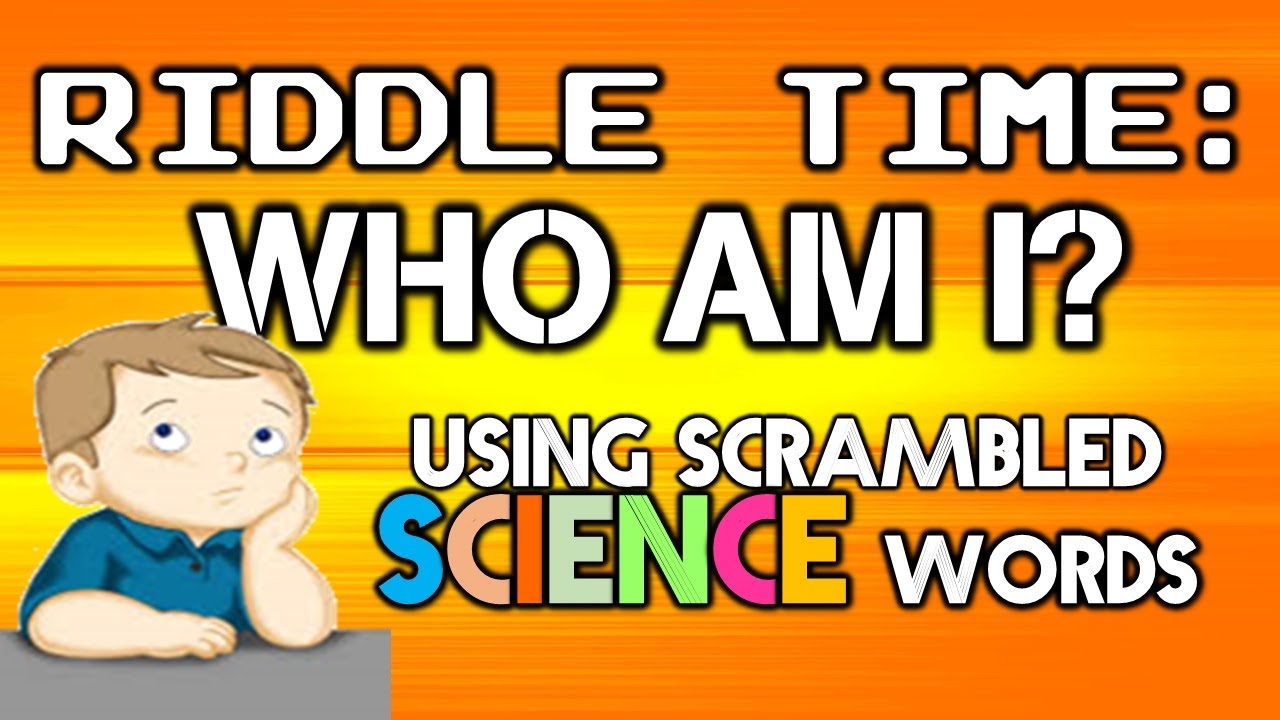 Riddle Time: Who Am I? (Scrambled Words) - YouTube