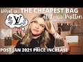 What is the Cheapest Bag at Louis Vuitton? | Post January 2021 Price Increase | Rachel Went Shopping