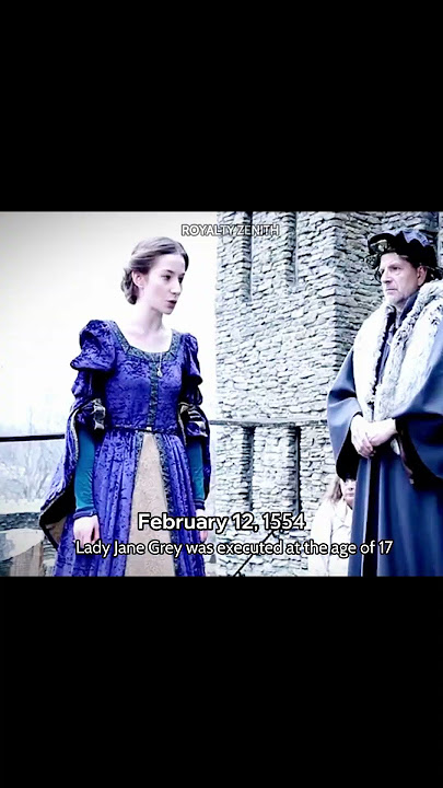 Lady Jane Grey was executed at 17 #tudor #roual #viral #history #shorts #trending #edit