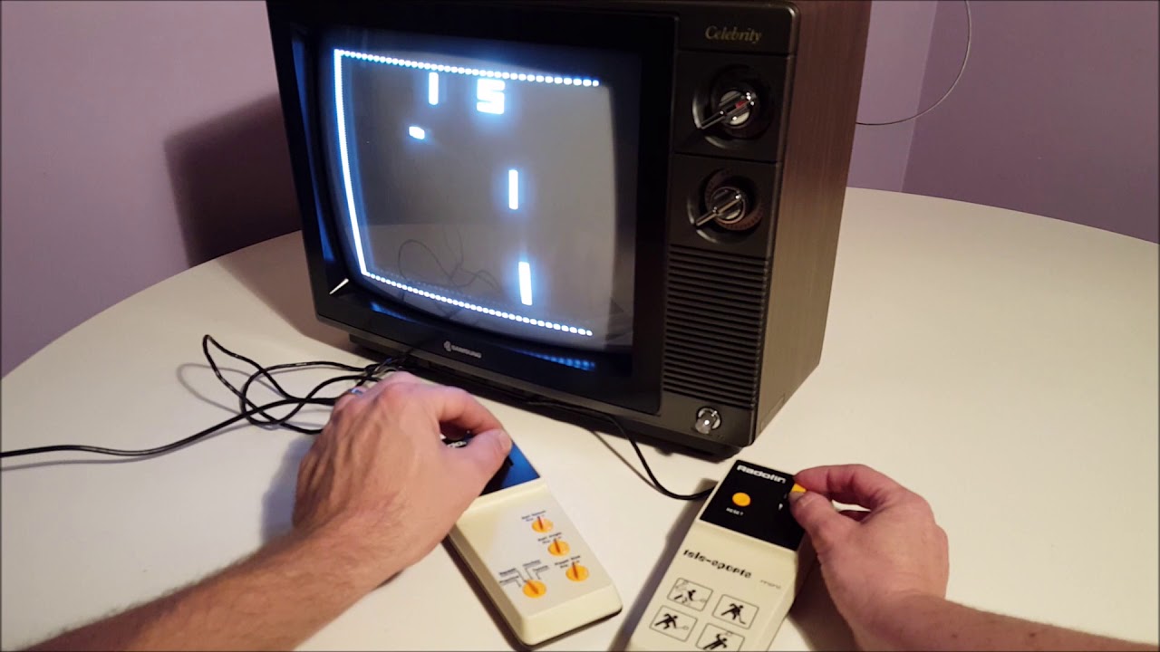 Console pong -wavesound radotin - tele-sport - boite manuel - vintage