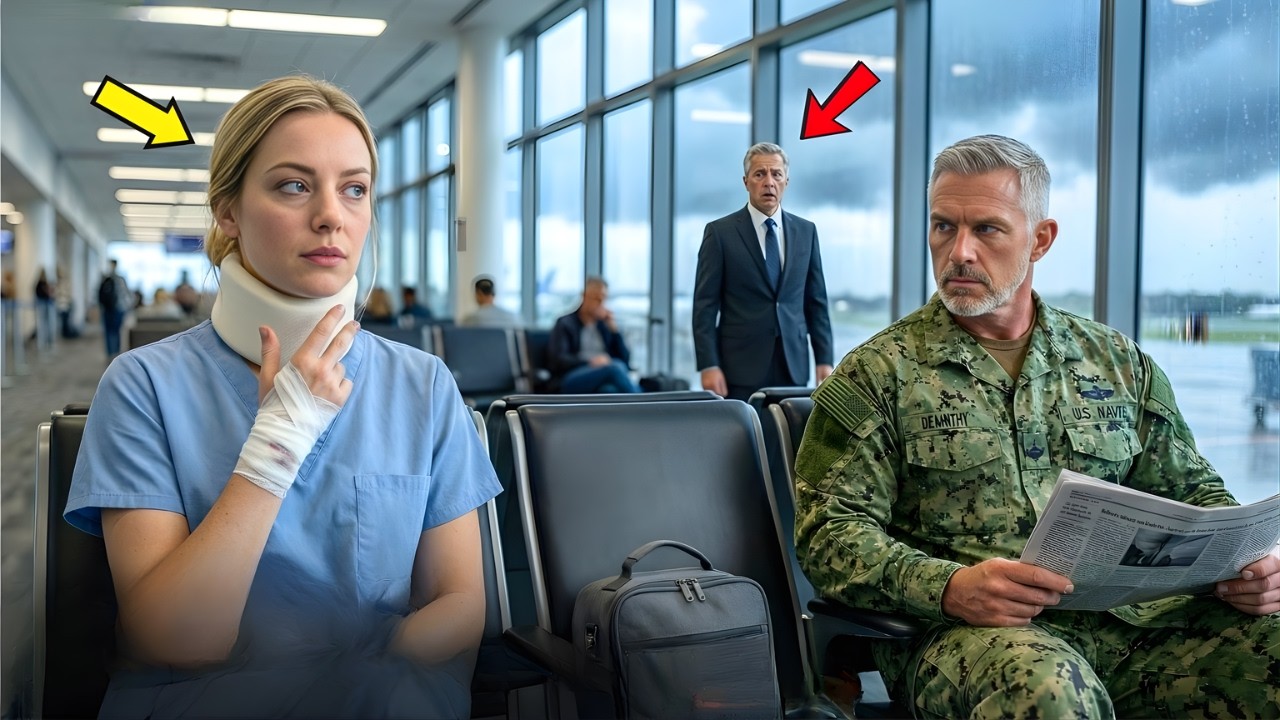 Enfermera novata envía señal secreta a comandante SEAL en aeropuerto y deja al CEO en shock