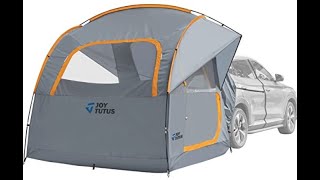 JoyTutus SUV Tent for Camping Open Box and Test Setup Review