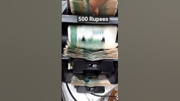 Counting Pakistani 500 Rupees Notes | ATM Fit Category | Lidix Money Counting Machine