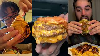 FLYING DUTCHMAN Expensive In-N-Out Order | ULTIMATE TikTok Mukbang Compilation | SBA ASMR