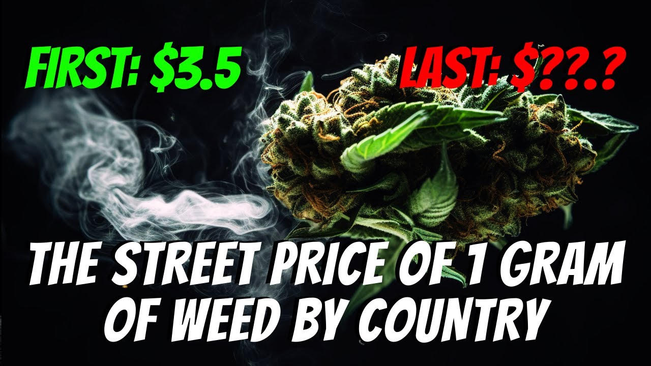 The Street Price of 1 Gram of Weed by Country (Do Not Use Drugs!)