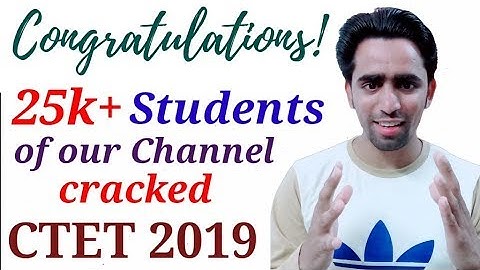 Congratulations 🎉 guys। CTET Result 2019। big result of CTET July 2019। How to crack CTET Exam।