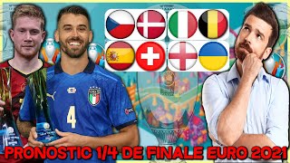 PRONOSTIC 1/4 DE FINALE EURO 2021 ! PRÉDICTIONS & PRONOS QUARTS DE FINALE : BELGIQUE ITALIE...