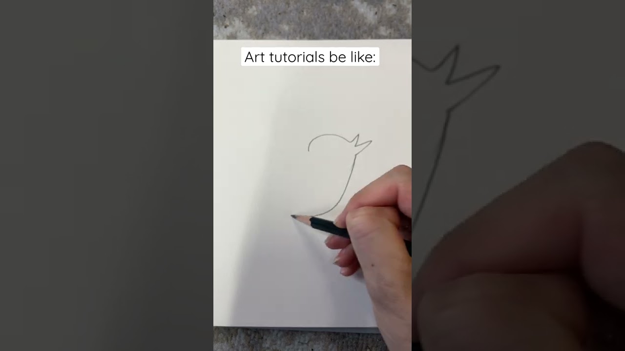 Art tutorials be like…🙃🙃 