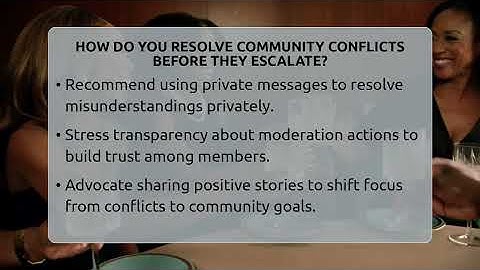 How Do You Resolve Community Conflicts Before They Escalate? - Everyday-Networking
